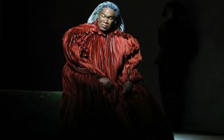 Eric Owens (King Marke), photo by Curtis Brown for the Santa Fe Opera