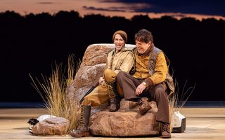 Anthony Roth Costanzo (Jonathan), Michael Mayes (David), photo by Curtis Brown for the Santa Fe Opera