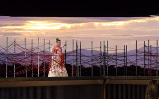 Sarah Saturnino (Fricka), photo by Curtis Brown for the Santa Fe Opera