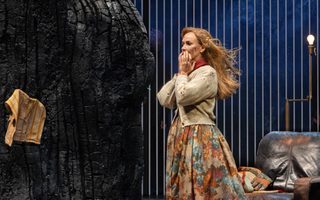 Vida Miknevičiūtė (Sieglinde), photo by Curtis Brown for the Santa Fe Opera