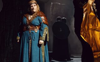 Tamara Wilson (Brüunhilde), photo by Curtis Brown for the Santa Fe Opera