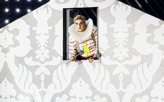 Michael Chioldi (Rigoletto), photo by Curtis Brown for the Santa Fe Opera