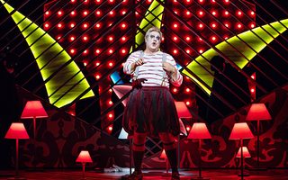 Michael Chioldi (Rigoletto), photo by Curtis Brown for the Santa Fe Opera