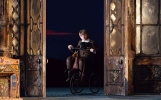 Everett Baumgarten (Miles), photo by Curtis Brown for the Santa Fe Opera