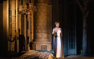 Olga Kulchynska (Tatyana), by Bronwen Sharp for the Santa Fe Opera