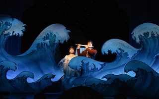 Joélle Harvey (Pamina), Josh Lovell (Tamino), by Bronwen Sharp for the Santa Fe Opera