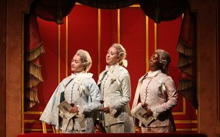 Dani Jingdan Zhang (First Boy), Natalie Corrigan (Third Boy), Sabrina Langlois (Second Boy), by Bronwen Sharp for the Santa Fe Opera