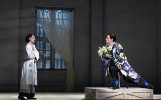 Sylvia D’Eramo (Gerda Wegener), Lucia Lucas (Lili Elbe), by Bronwen Sharp for the Santa Fe Opera