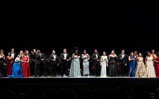 The Apprentice Singers perform at the Apprentice Concert with Orchestra on Sunday, August 23, 2026. Photo by Tira Howard for the Santa Fe Opera