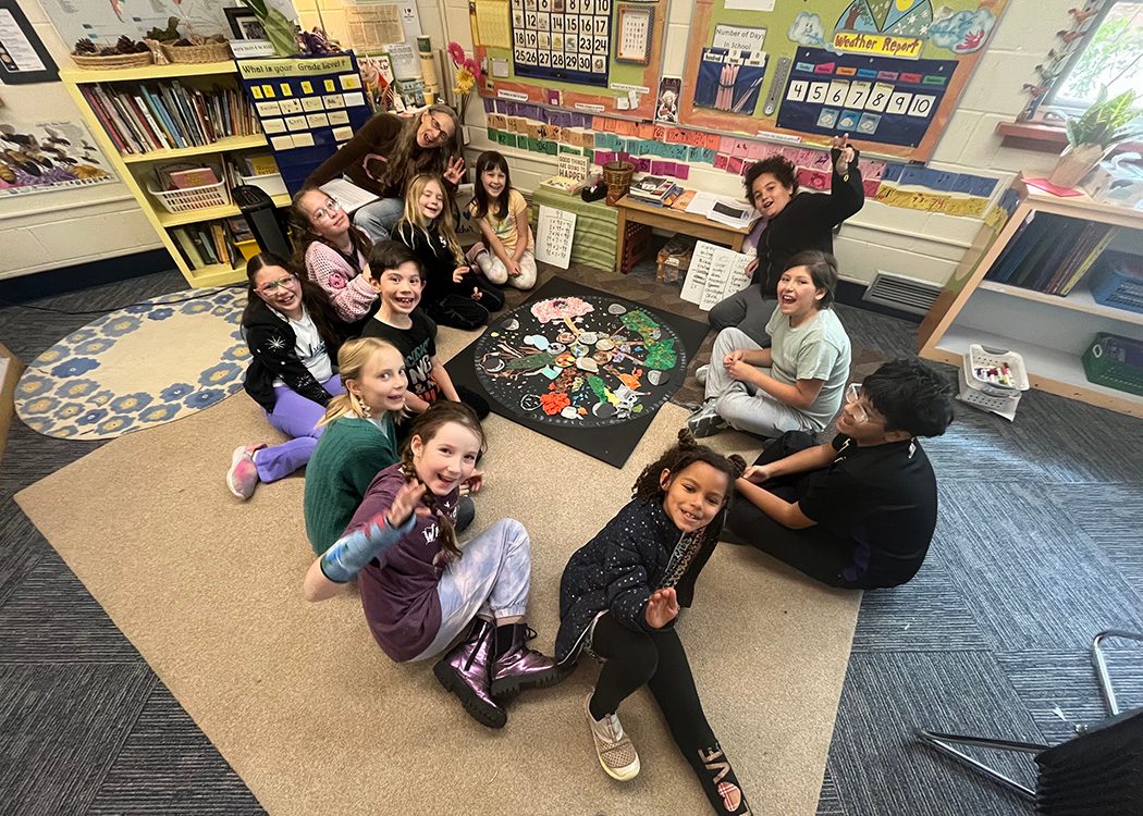 Audrey's home school class final day