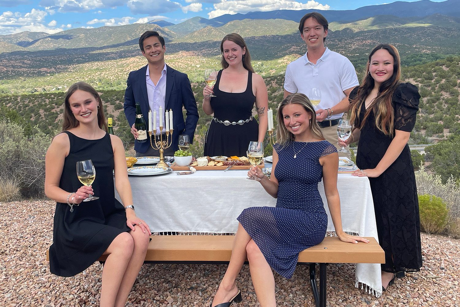 Santa Fe Opera staff tailgating